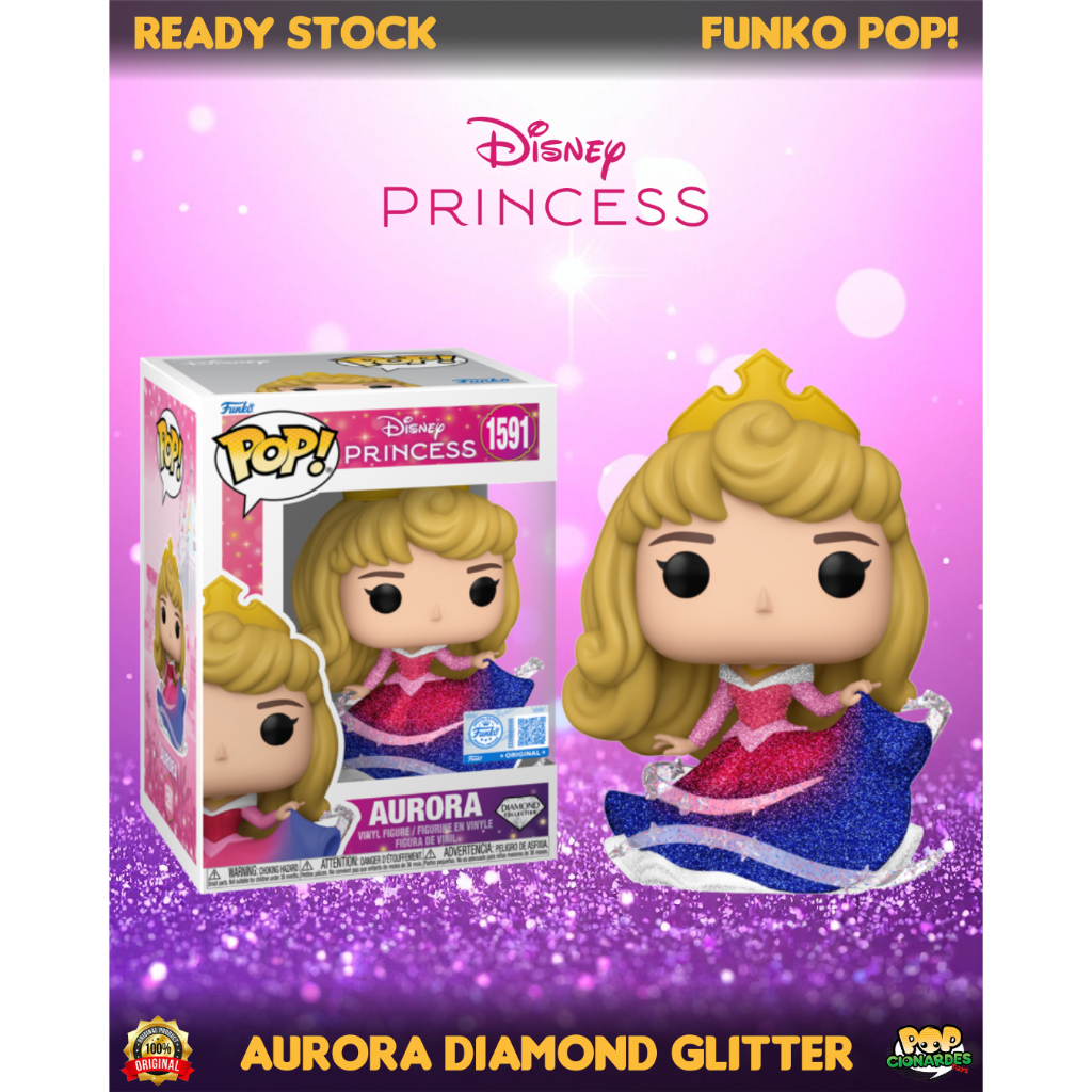 Funko POP Sleeping Beauty - Aurora Diamond Glitter #1591