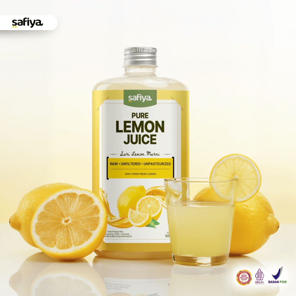 Safiya Sari Lemon 500 ML Pure Lemon Fresh 100% Asli