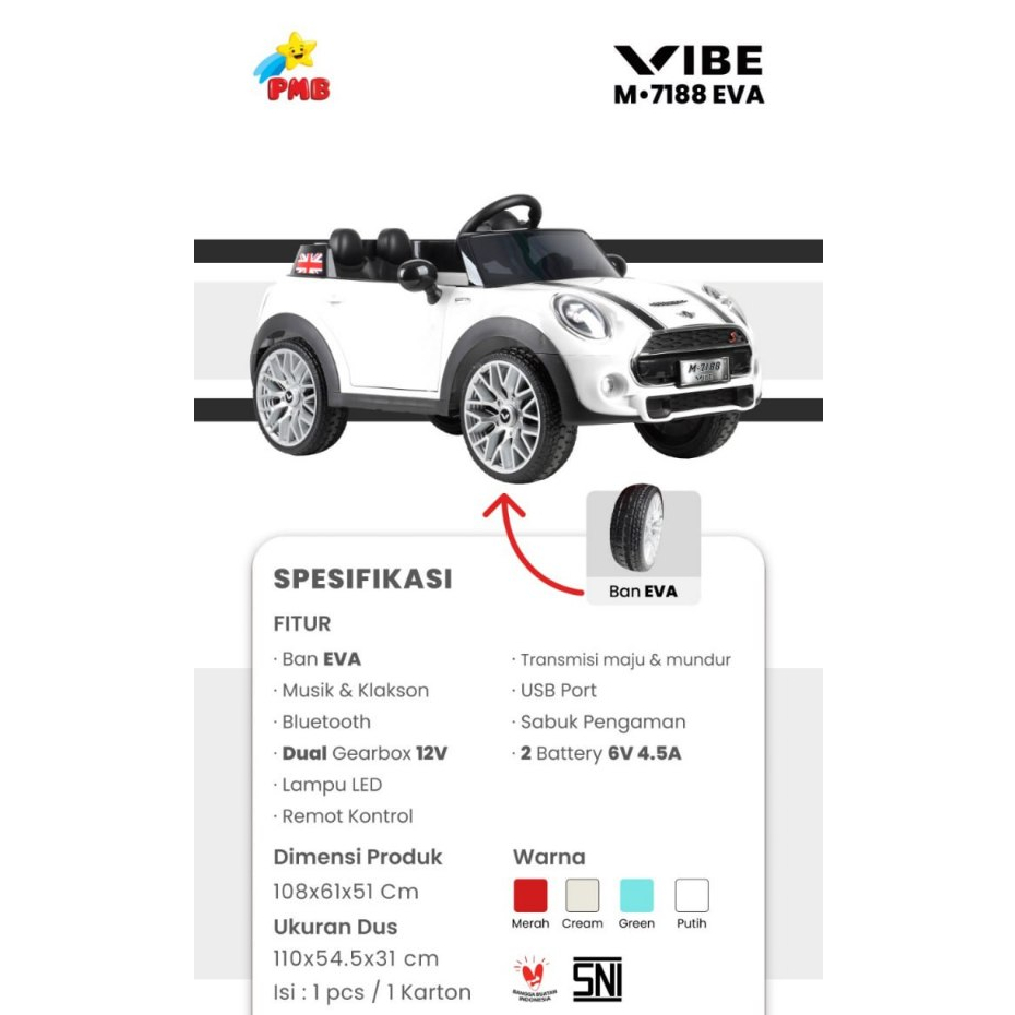 MOBIL ACCU PMB VIBE (M7188 EVA)