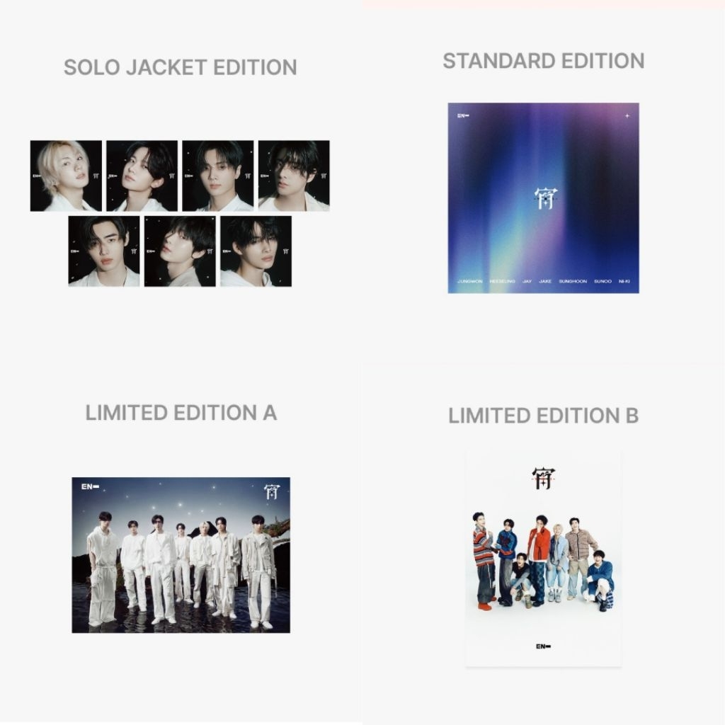 PO - Album Enhypen Japan 4th Single : YOI - photocard jungwon heesueng jay jake sunghoon suno niki p