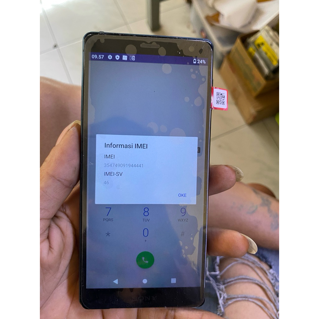 mesin Sony Xperia XZ2 original tested normal 4/64 gb
