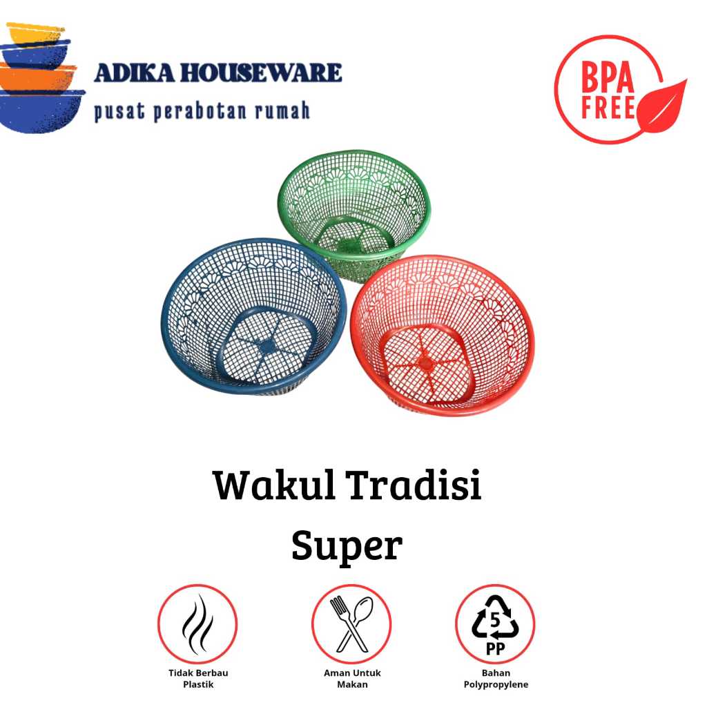 WAKUL TRADISI SUPER - BESEK NASI HAJATAN - CETING/MARANG NASI HAJATAN PLASTIK