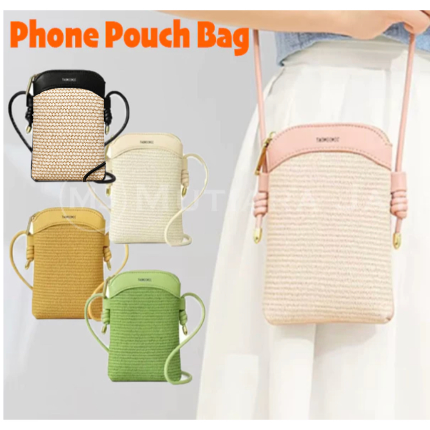 TAOMICMIC Tas Selempang Wanita Pouch Handphone Dompet HP Mini Phone Bag
