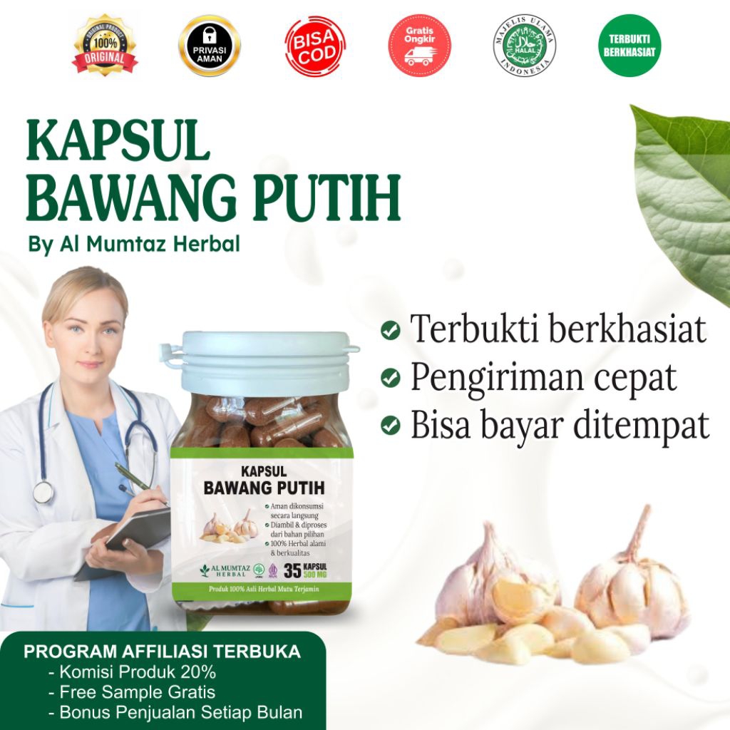 kapsul bawang putih