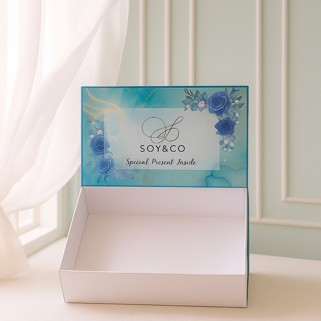 Sliding Box PaperBag Hampers SOY&CO uk 31x20x9