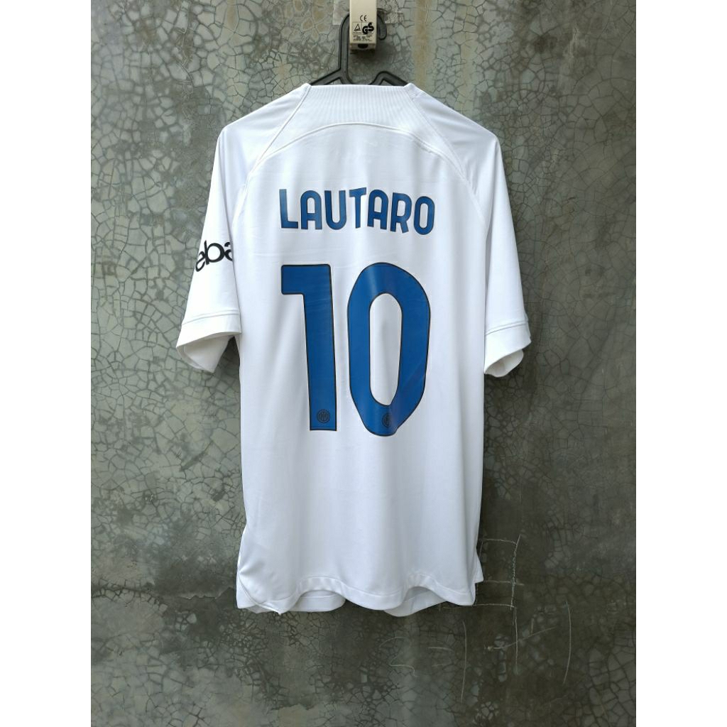 Jersey Original Inter Milan Away 2023/2024 Lautaro baju bola second preloved used