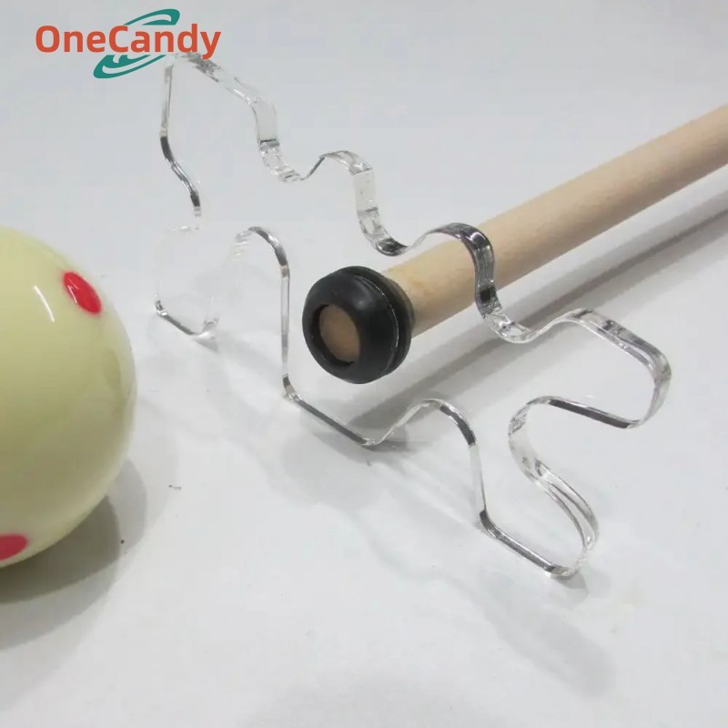 Rak Tempat Cue Acrylic Billiard Holder Tongkat Cagak Billiar Menyimpan Billiard Stick Rest Billiard 