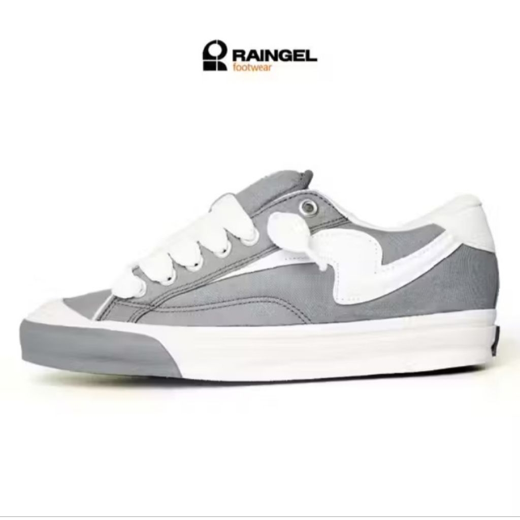 Sepatu Raingel abu putih brand lokal original