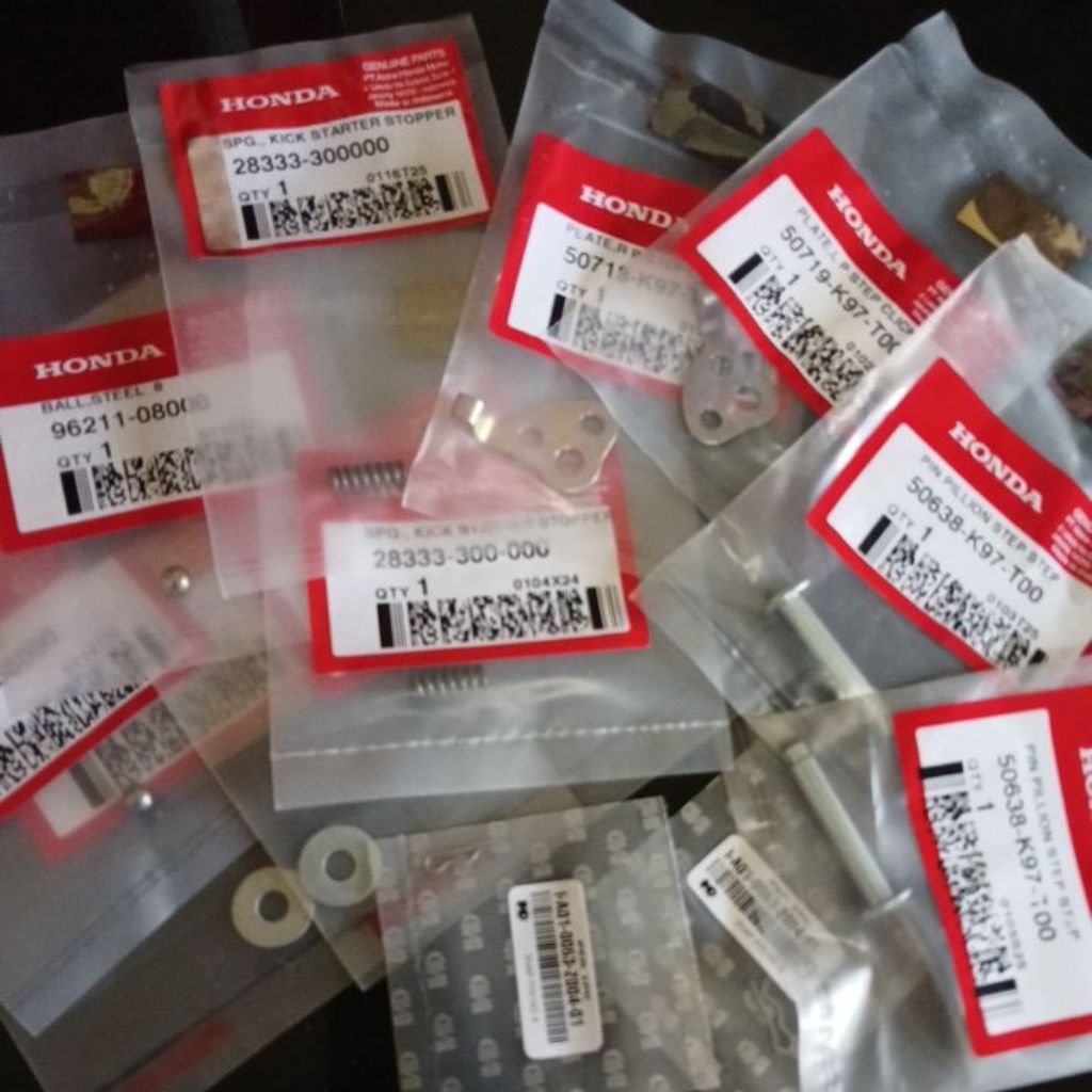 PLAT STEP BELAKANG PCX 150 KIRI KANAN ORIGINAL HONDA AHM