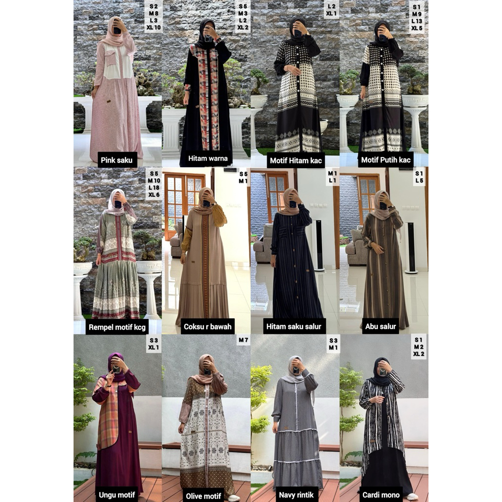 (READY) DRESS ORI NADHEEFA STORE