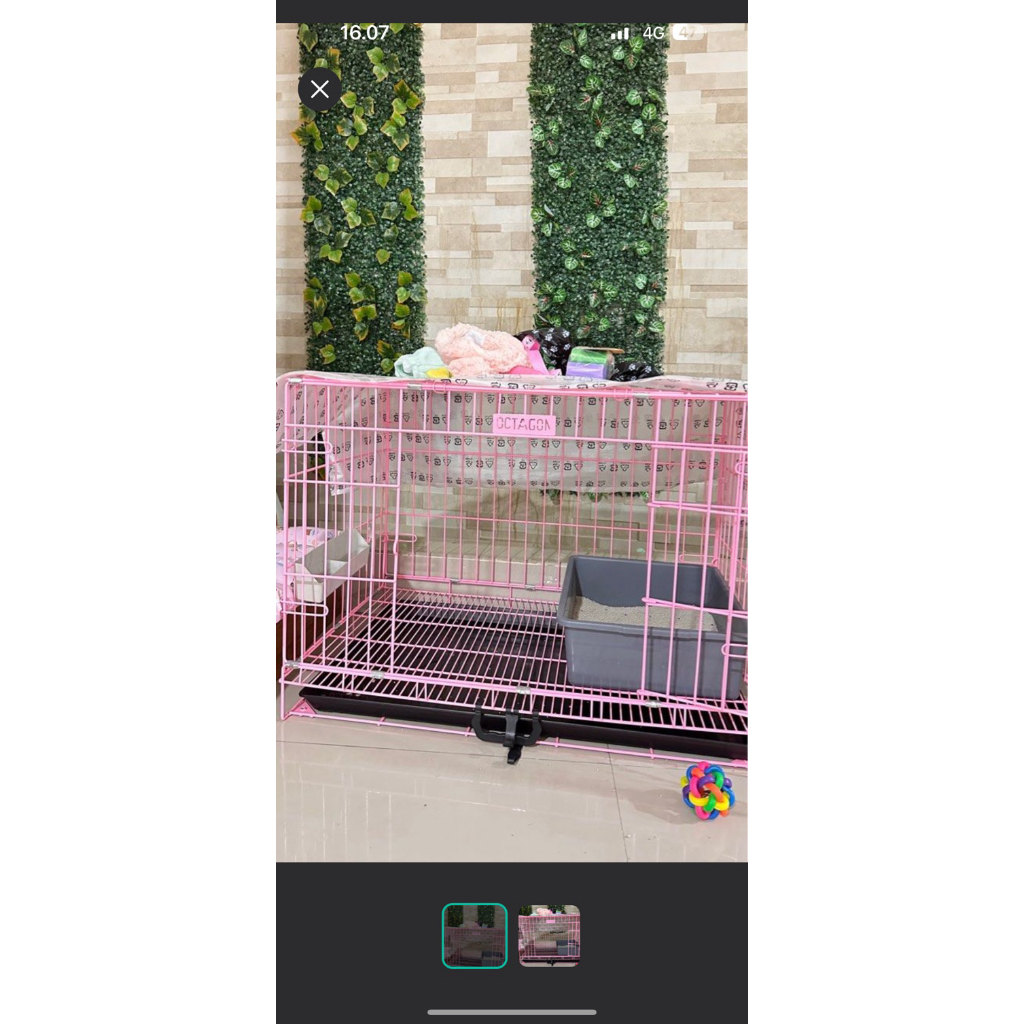OctagonPinkKandangKucing