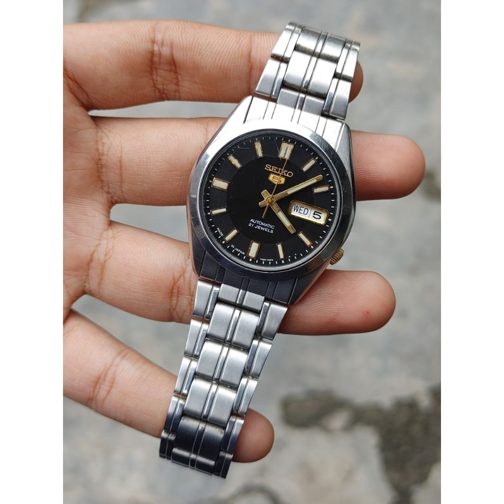 jam tangan seiko 5 automatic SNKF17J1 caliber 7s26 03b0 original