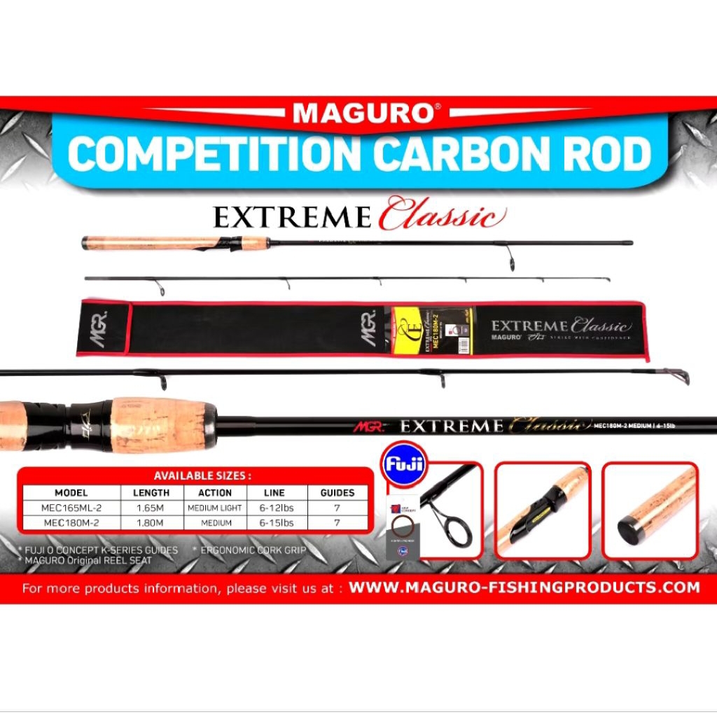 Joran Maguro Xtreme classic 165/180 /ring fuji