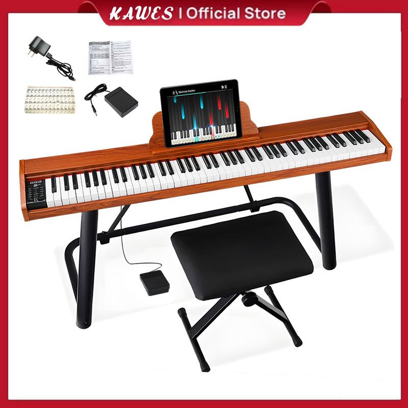 NEW KAWES Piano elektronik, piano elektronik 88 tombol, piano elektrik palu berat, piano elektrik