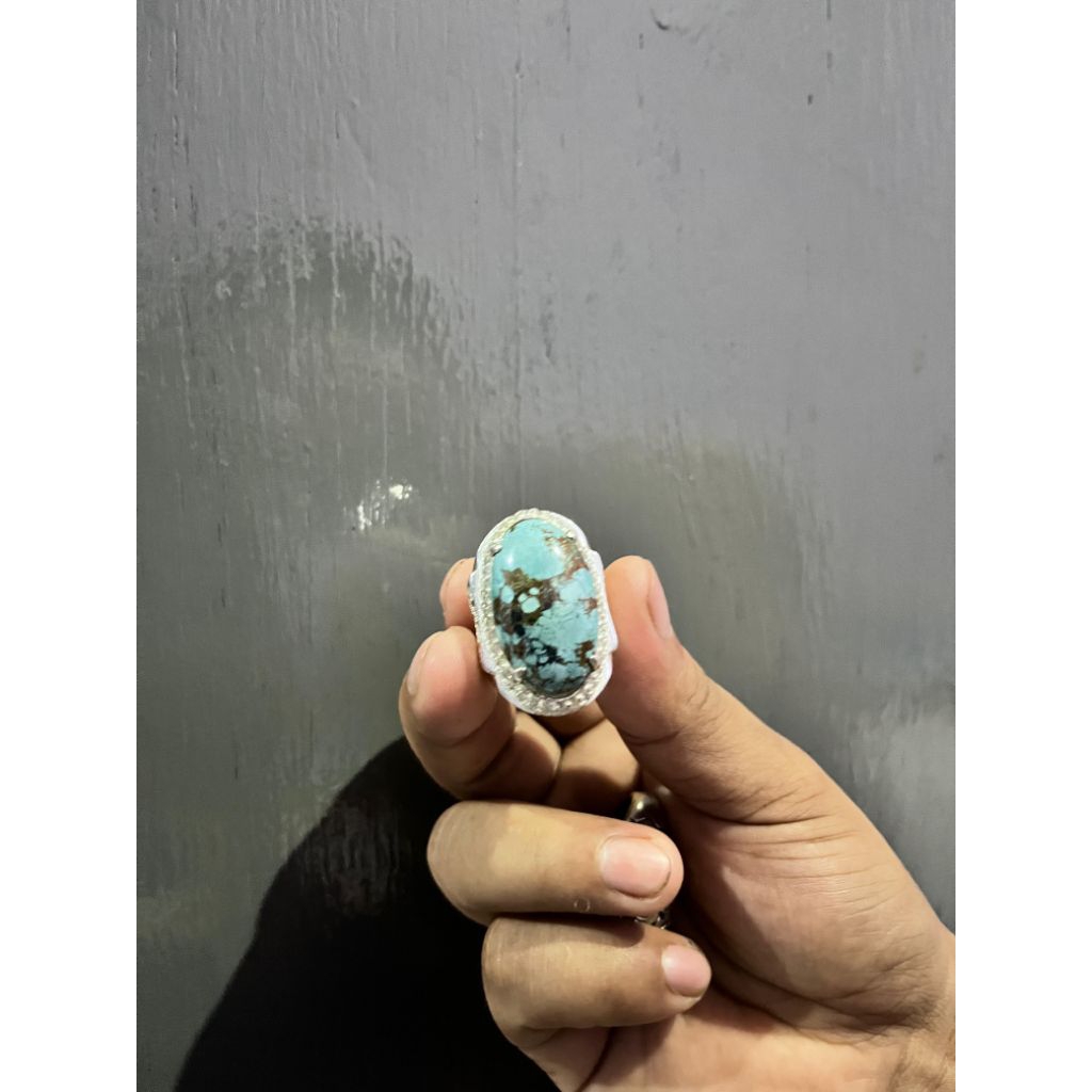 Batu akik ring perak