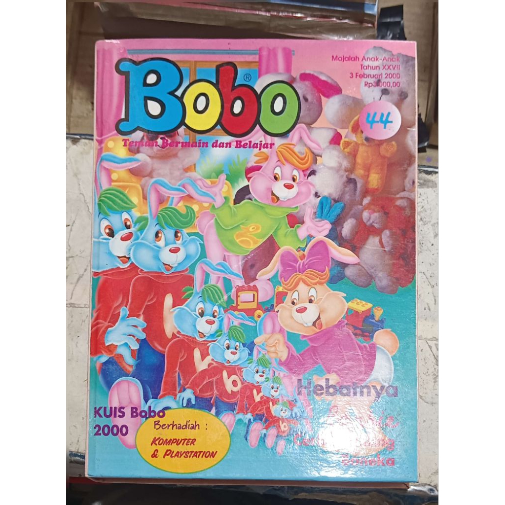 MAJALAH BENDEL BEKAS BOBO TAHUN 2000 NO 44-42