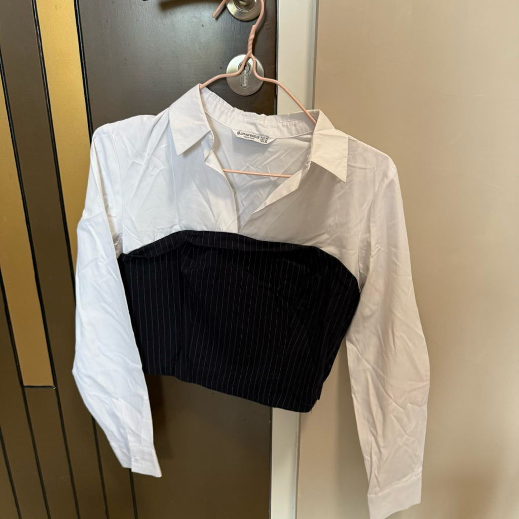 STRADIVARIUS - Crop Shirt [PRELOVED]