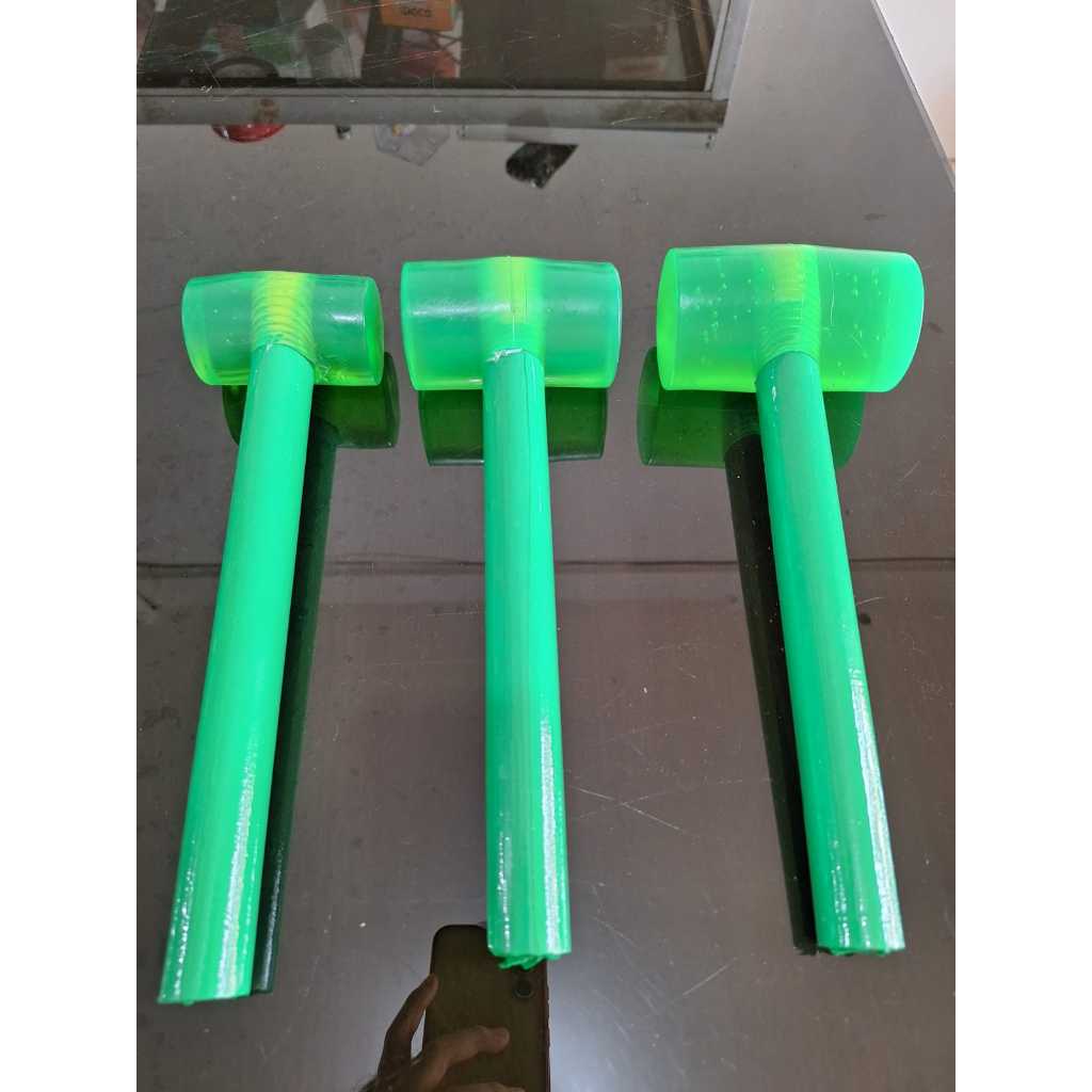 PALU MARTIL KARET KERAMIK / PALU KARET BESAR JUMBO / PALU KARET KECIL / PALU KARET HIJAU