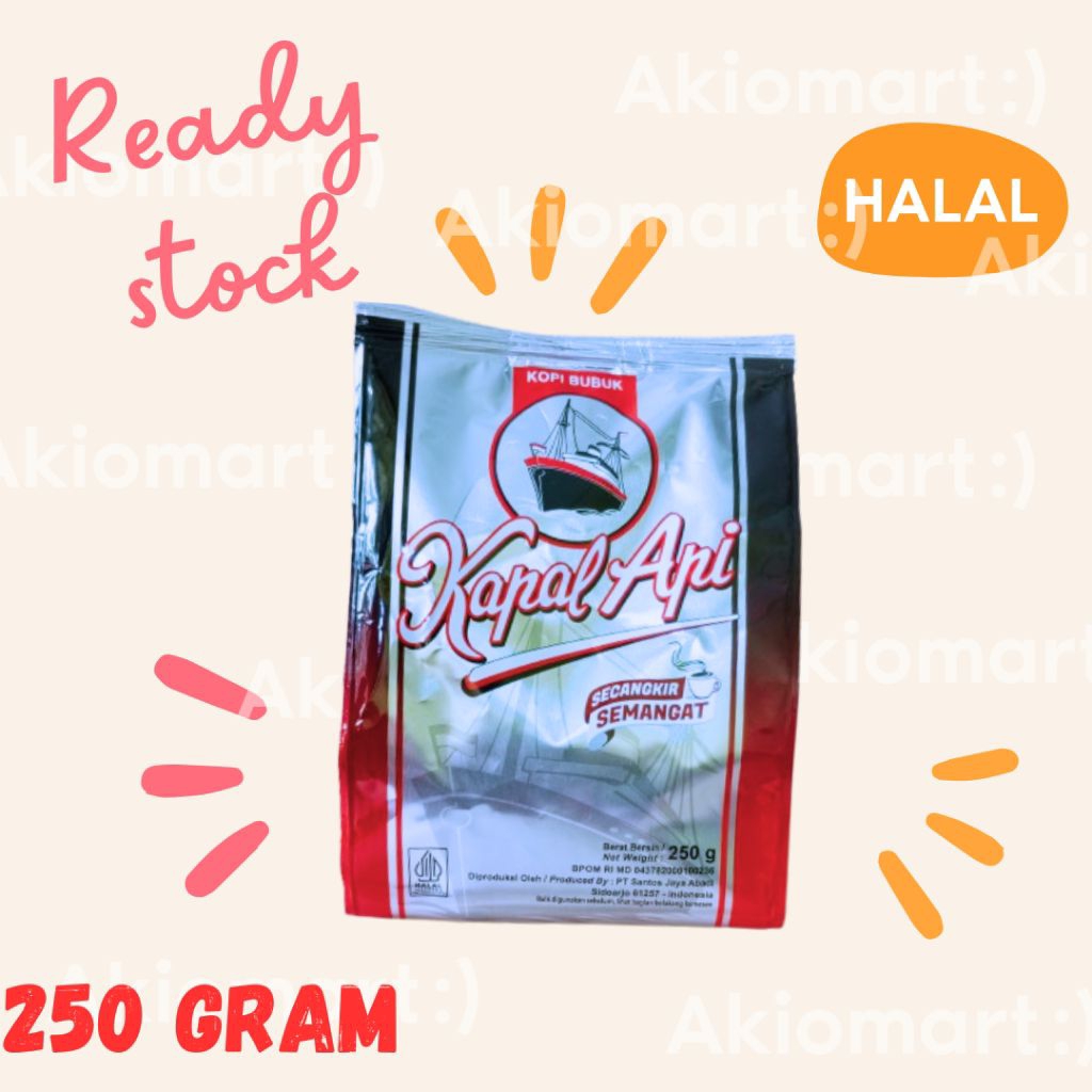 Kopi Kapal Api Silver 250 gram Kopi Bubuk Kapal Api