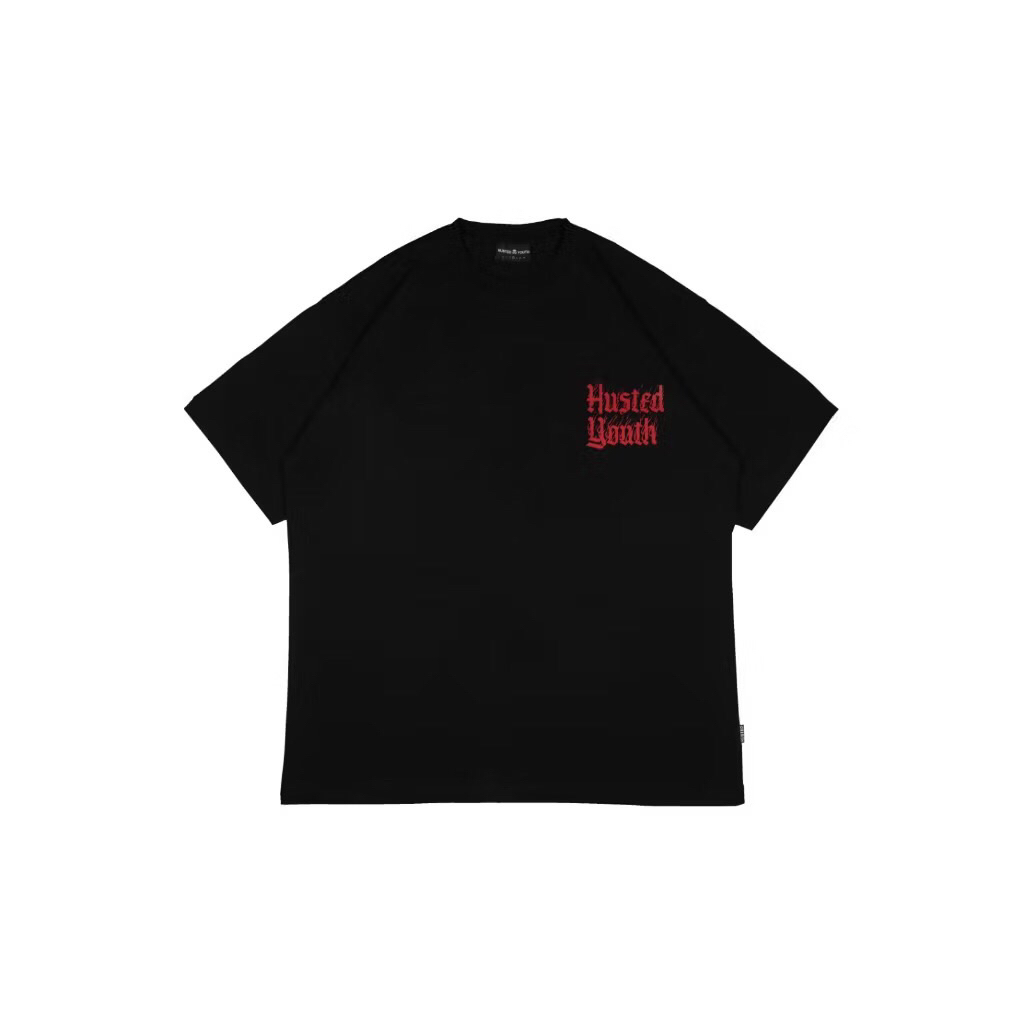 HUSTED YOUTH - ENTROPIS BLACK T-Shirt