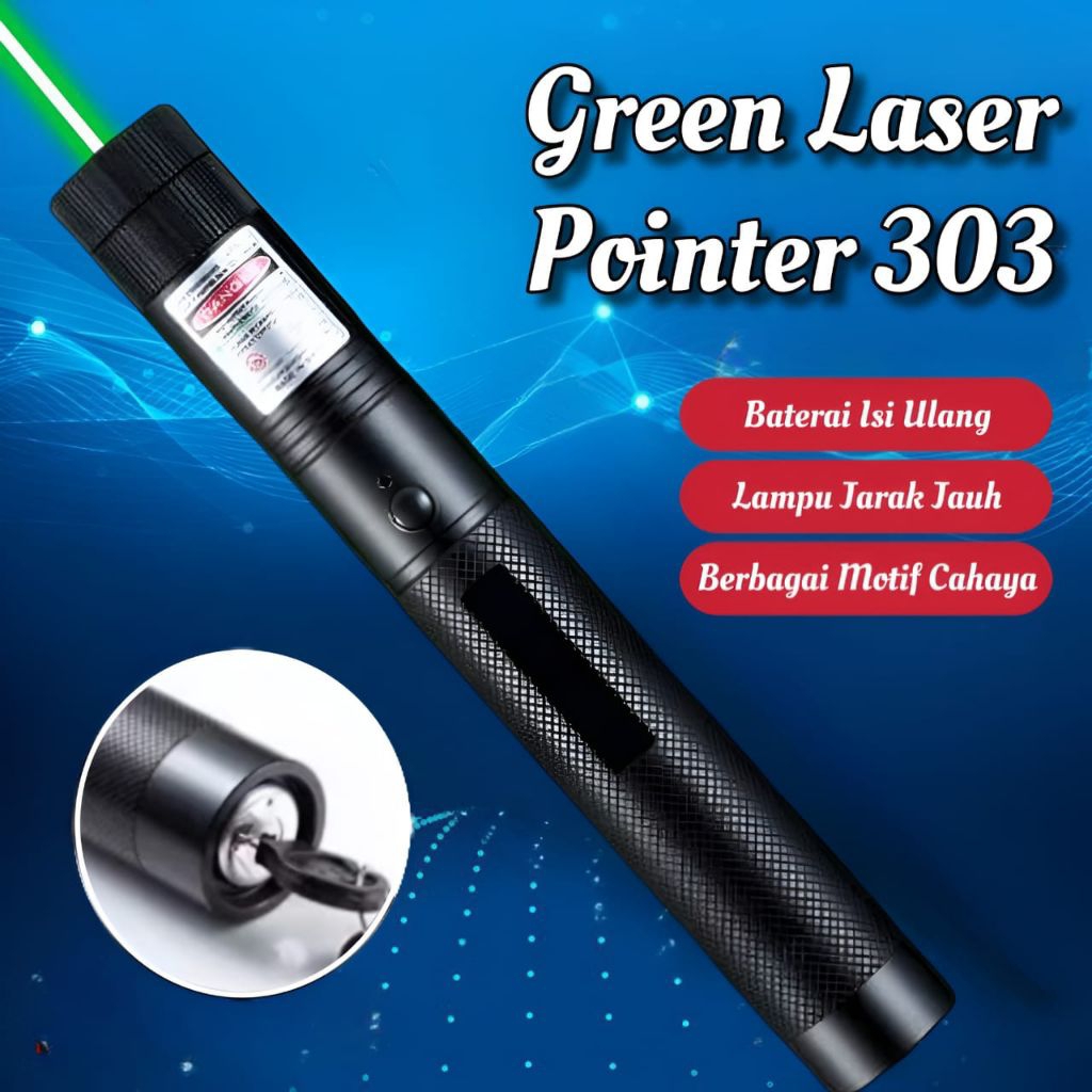 LASER 303 / LASER PRESENTASE / LASER HIJAU / GREEN LASER 303• mirano•