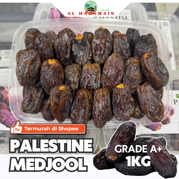 Kurma Medjool Palestine Jumbo 1kg 500g | Grade A Premium Termurah Dates Import - Oleh Oleh Haji