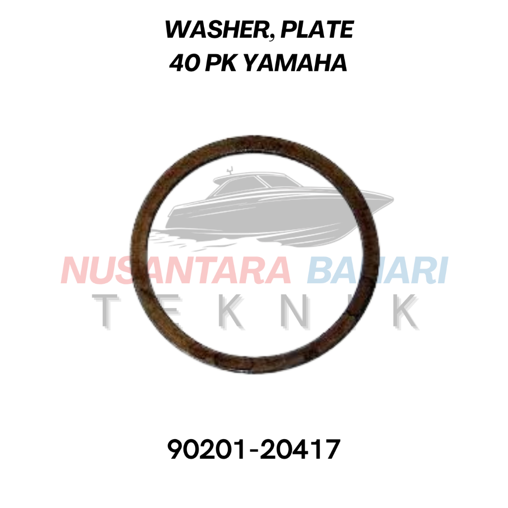 WASHER, PLATE YAMAHA 40PK 90201-20417 | RING PENAHAN BEARING NEEDLE PIN PISTON PEN SEHER SUKU CADANG