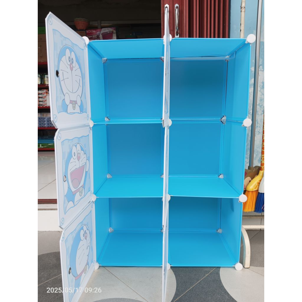 lemari portable 6 pintu
