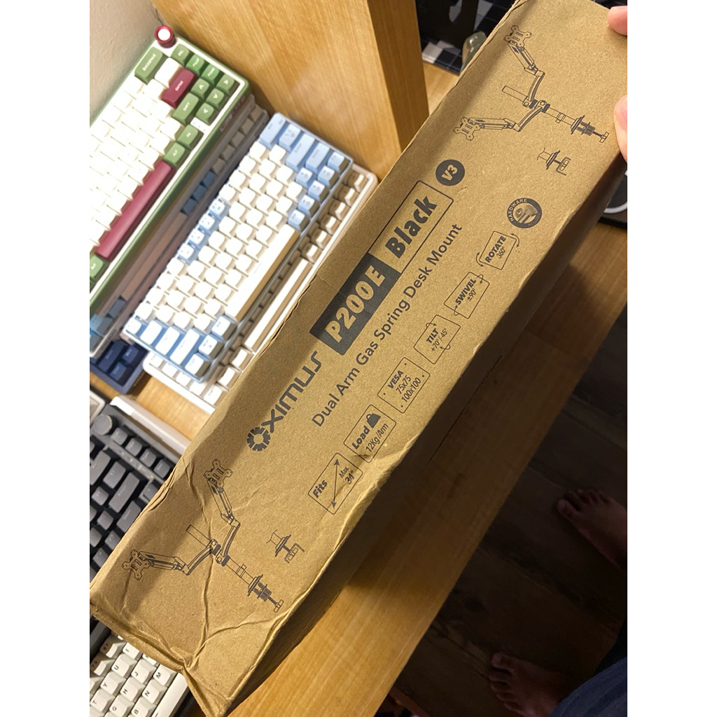 Bracket Monitor Oximus P200E Black V3