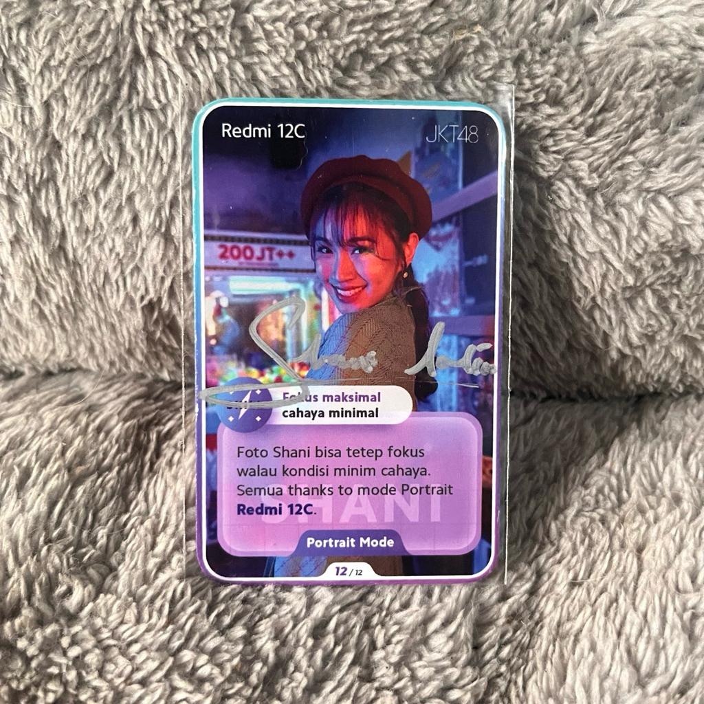 PHOTOCARD REDMI TTD CI SHANI JKT48