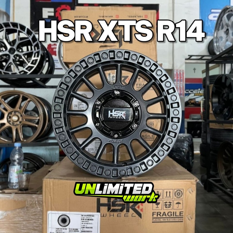 Velg Model Offroad Ring 14 Untuk Carry Grandmax Luxio Tayo Kijang Avanza HSR XTS05 Tampilan Offroad