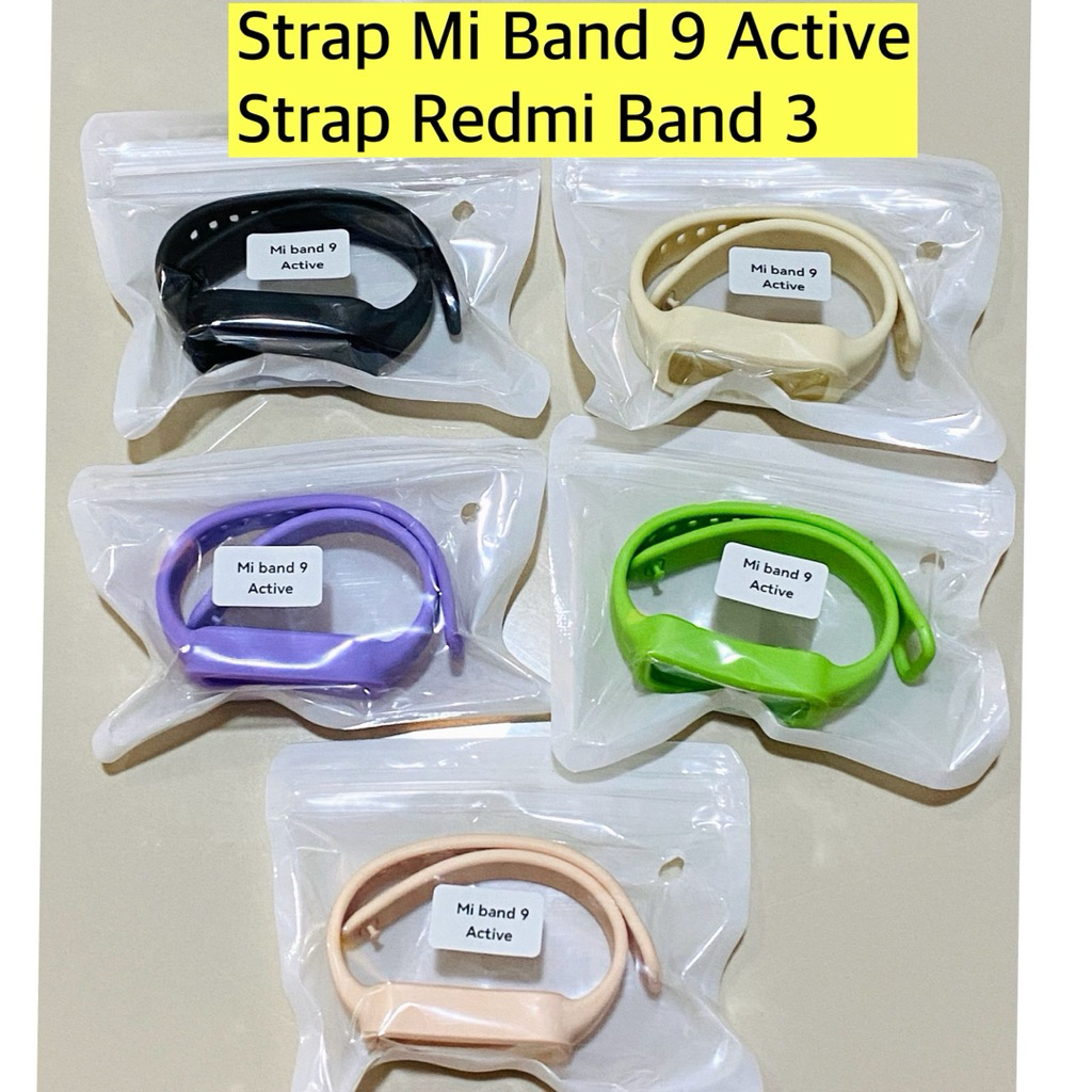 Strap Xiaomi Mi Band 9 Active / Strap Redmi Band 3 / Tali Mi Band 9 Active / Tali jam Mi Band 9 Acti
