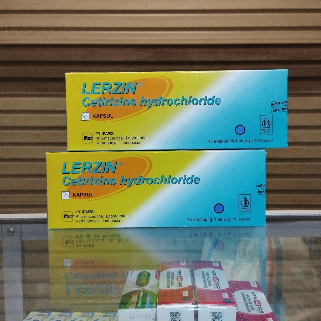 Lerzin Kapsul 10 Strip (100 Kapsul) Expired Agt 2027