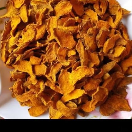 kunyit iris kering organik Papua termurah asli/kunyit kering organik termurah/ kunyit papua kering a