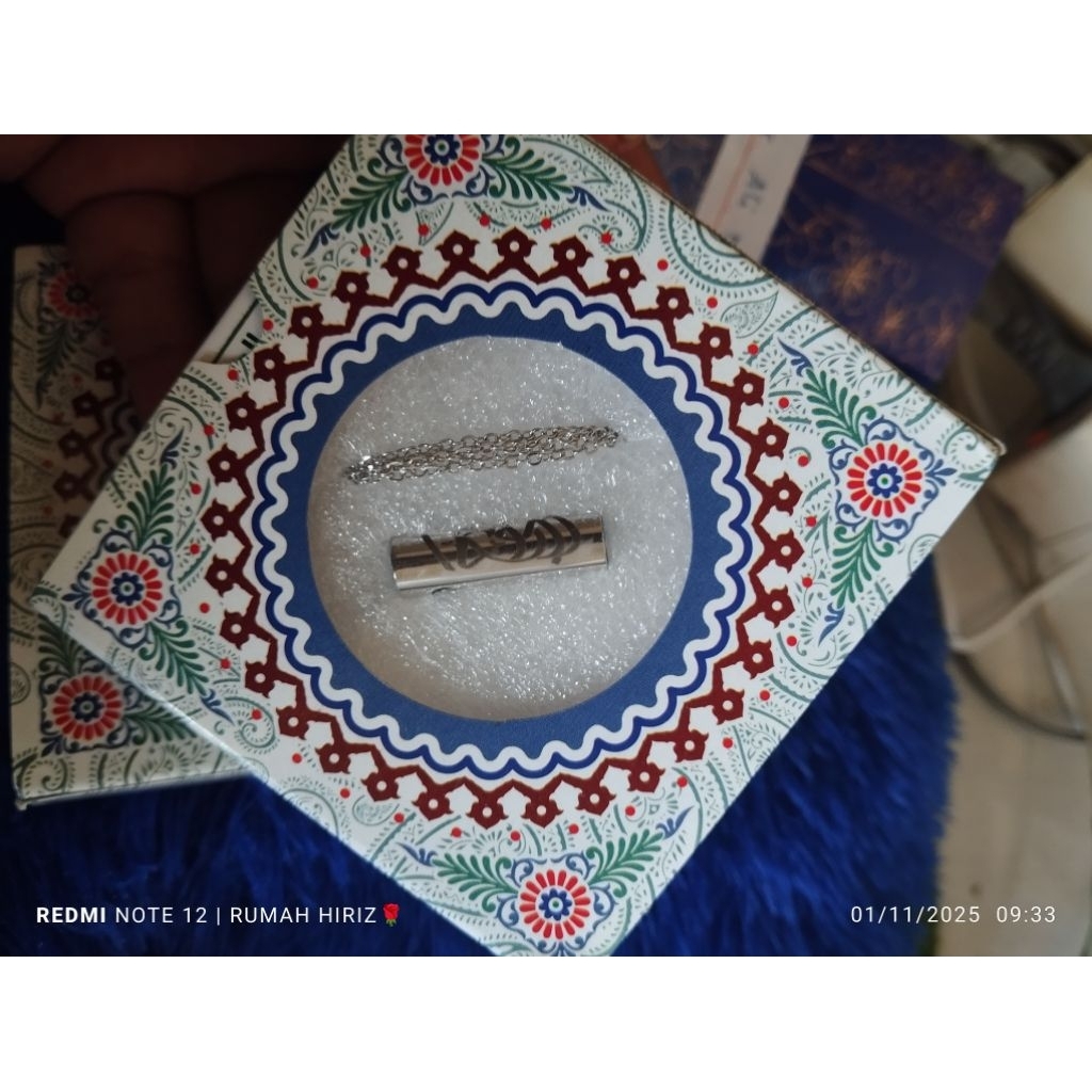 kalung liontin tabung hiris