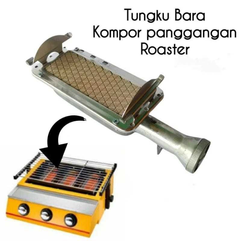 Burner SUMBU Bakaran  / Panggangan Elemen Kompor Sosis Bakar 2-3- 4 & 6 Tungku Umum Multi