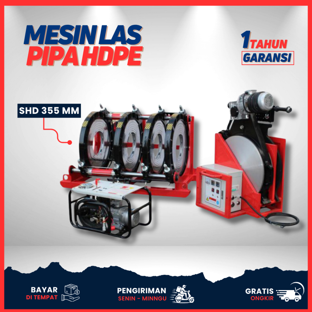 Mesin Las Pipa HDPE 14 Inch Mesin Joint Pipa HDPE 14 Inch