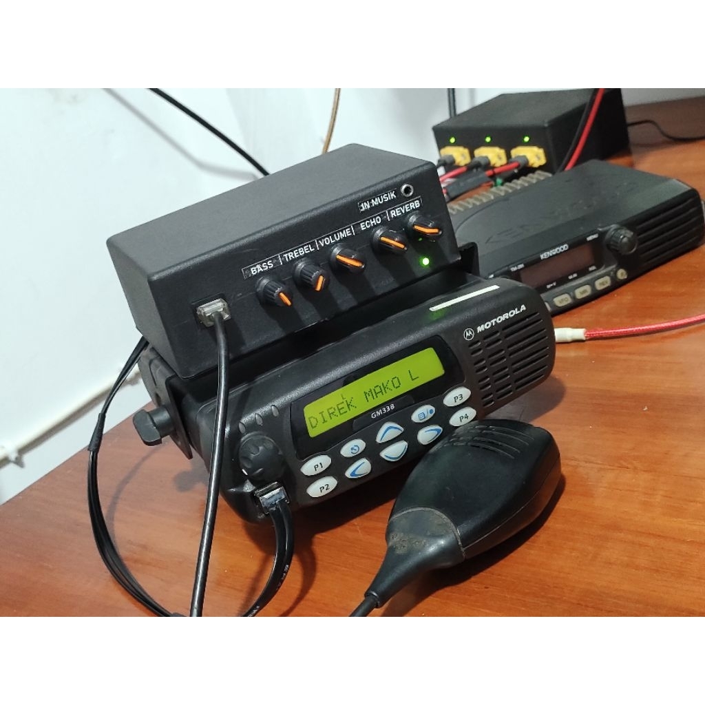 ECHO MODULASI MYCOM REVERB AKSESORIS UTK RADIO RIG ICOM YAESU KENWOOD ALINCO MINI RIG MOTOROLA DLL