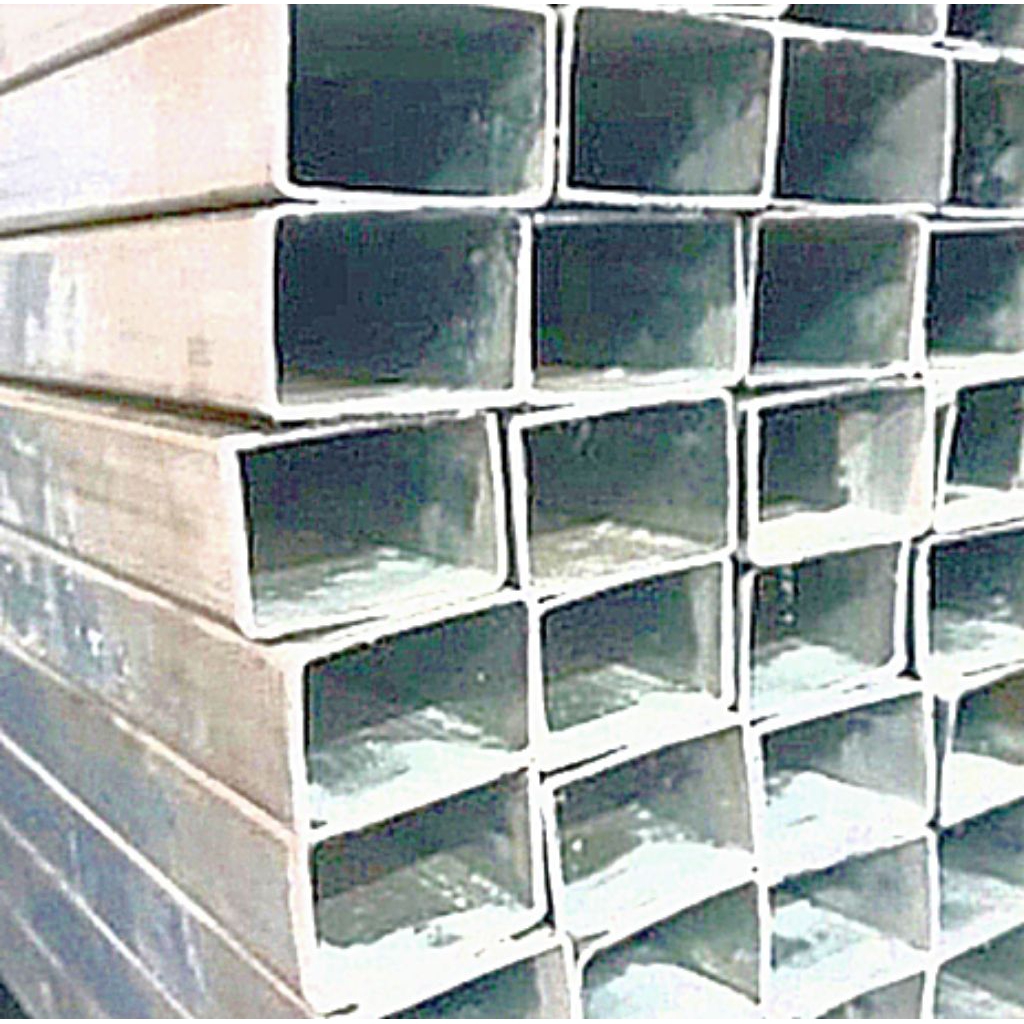 Hollow galvanis 40 x 60 x 2 x 6 ( 40 mm x 60  mm x 1,5 mm x 6 mtr / KF ) | Besi hollow galvanis | St