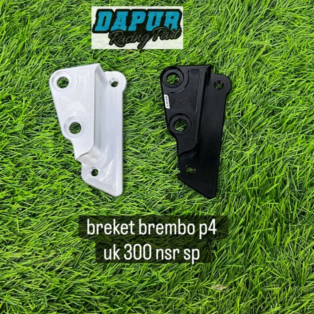Bracket Kaliper Depan Brembo P4 NSR Sp disc uk 300mm NGRT Original