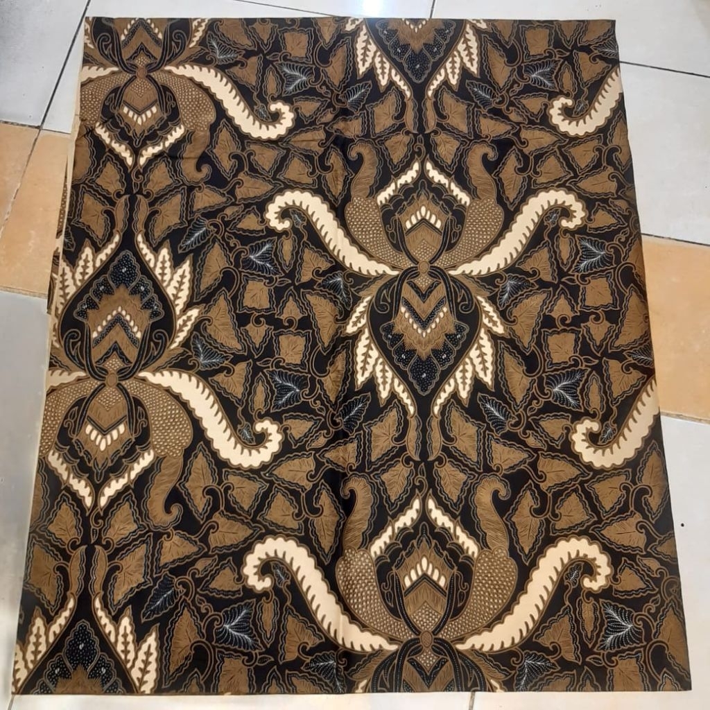 Jarik Alusan Soloan Klasik Babaran Sogan/ Jarik Batik Handprint/Sinjang Klasik Bestseller