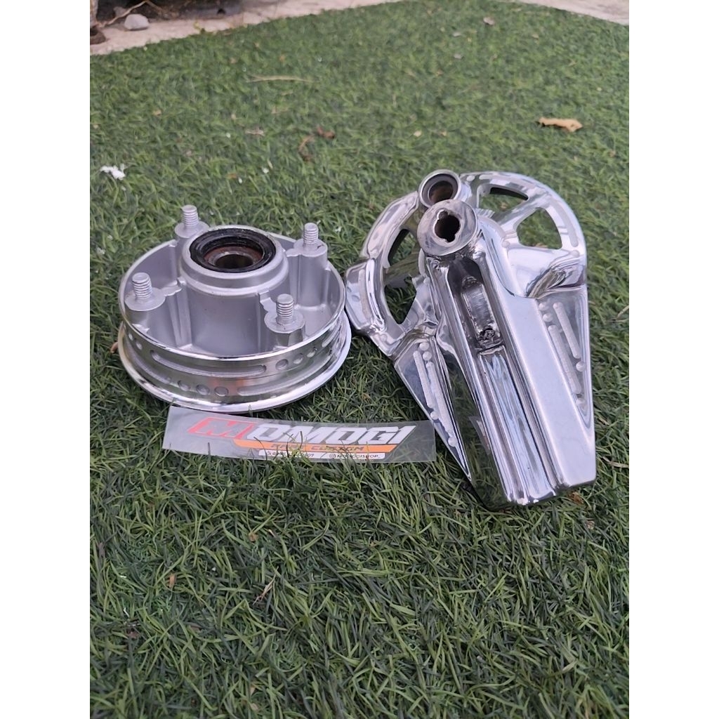 tutup kampas plus napger Kharisma bubut coak custom