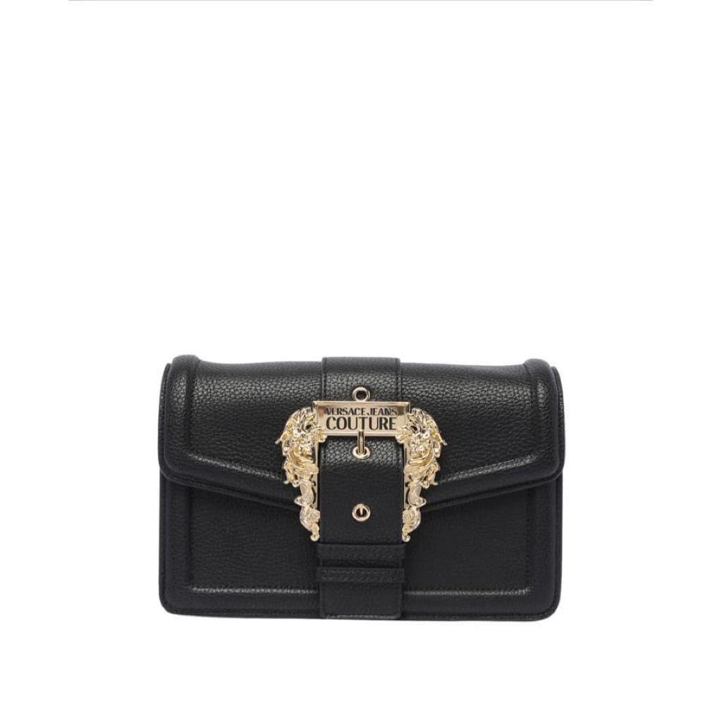 Versace Jeans Couture Baroque-buckle shoulder bag
