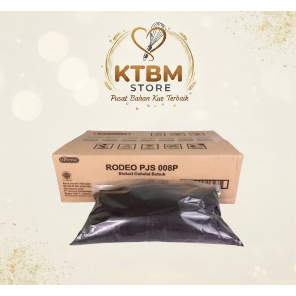 Serena Rodeo PJS Oreo Powder Biskuit Coklat Bubuk  1 Carton berat 5kg "HALUS"