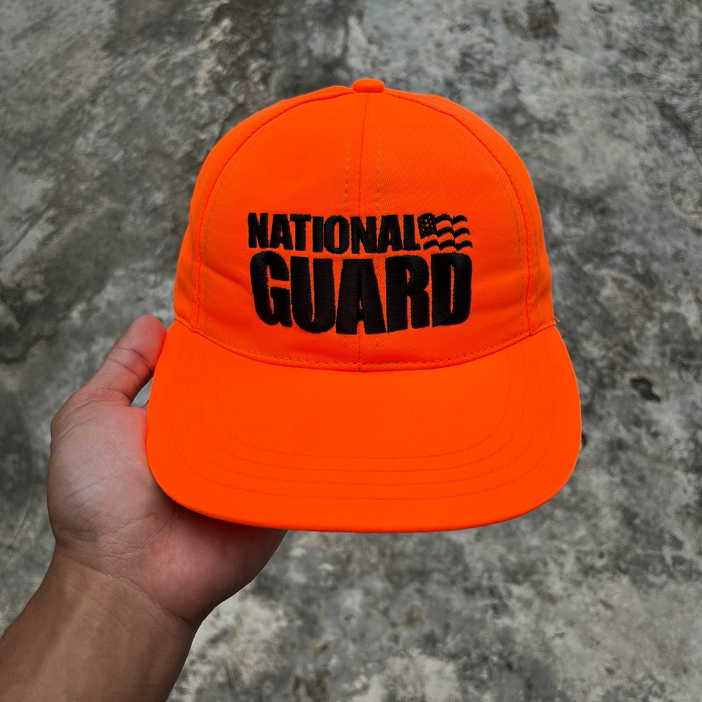 TOPI VINTAGE NATIONAL GUARD MILITARY MADE IN USA