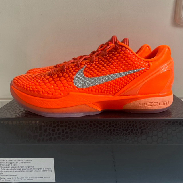 Kobe 6 Protro Total Orange