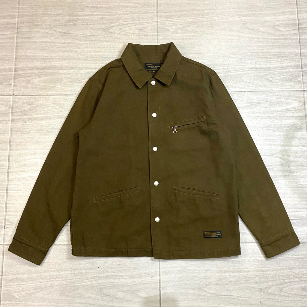 Uniform bridge chore canvas jacket