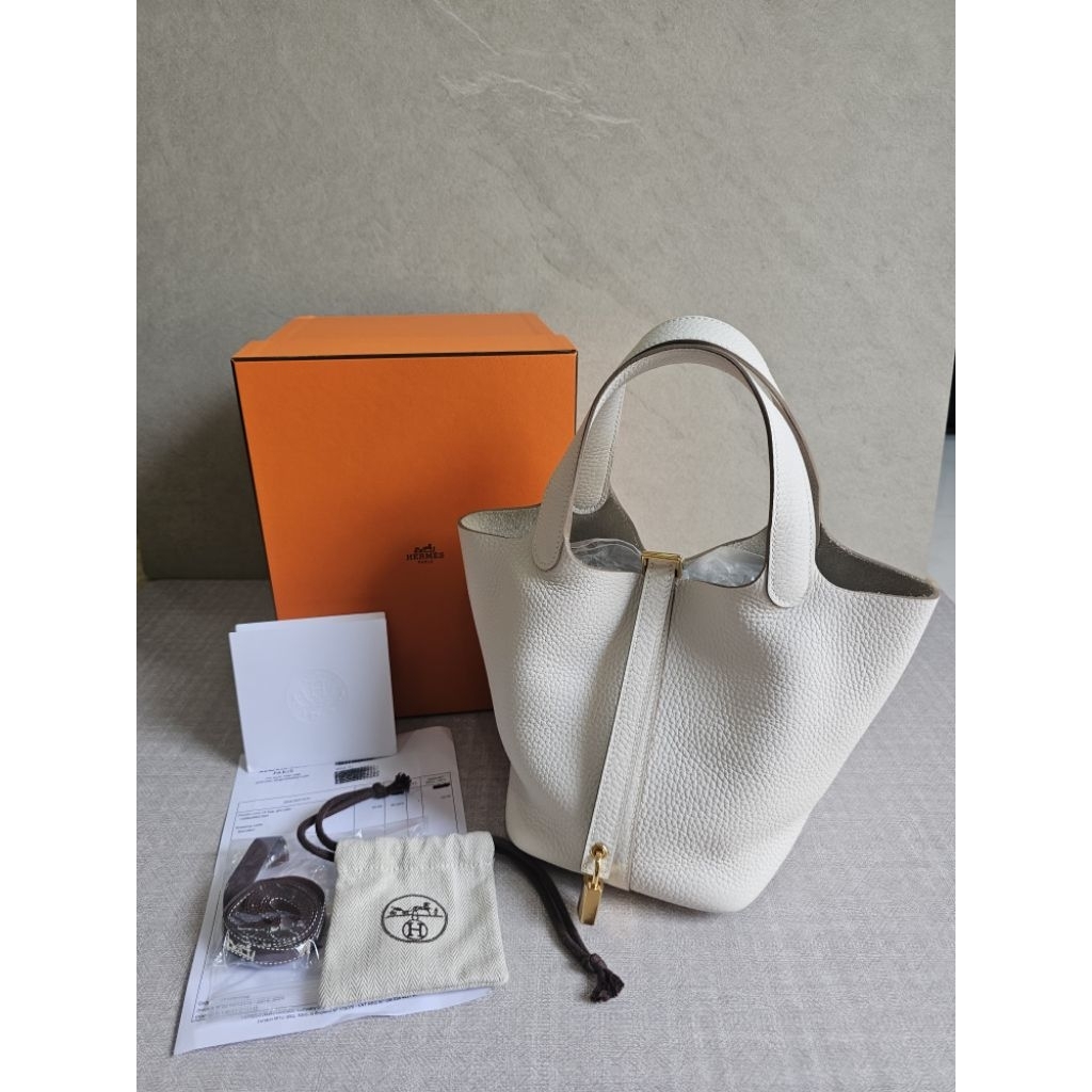 H picotin 18 Griss pale/White GHW stamp W 2024 Complete Set