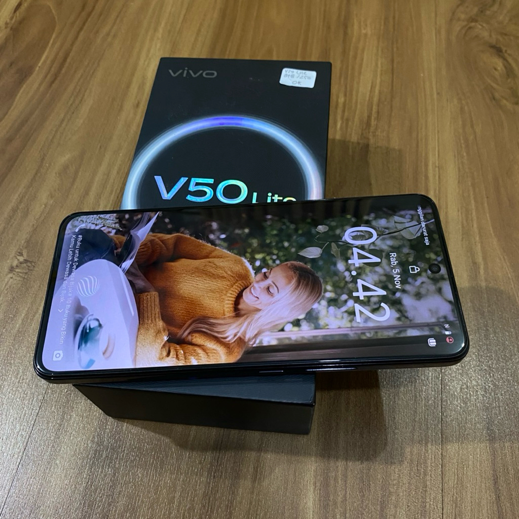 Vivo V50 Lite 8/256 Fullset Second |Mulus Original