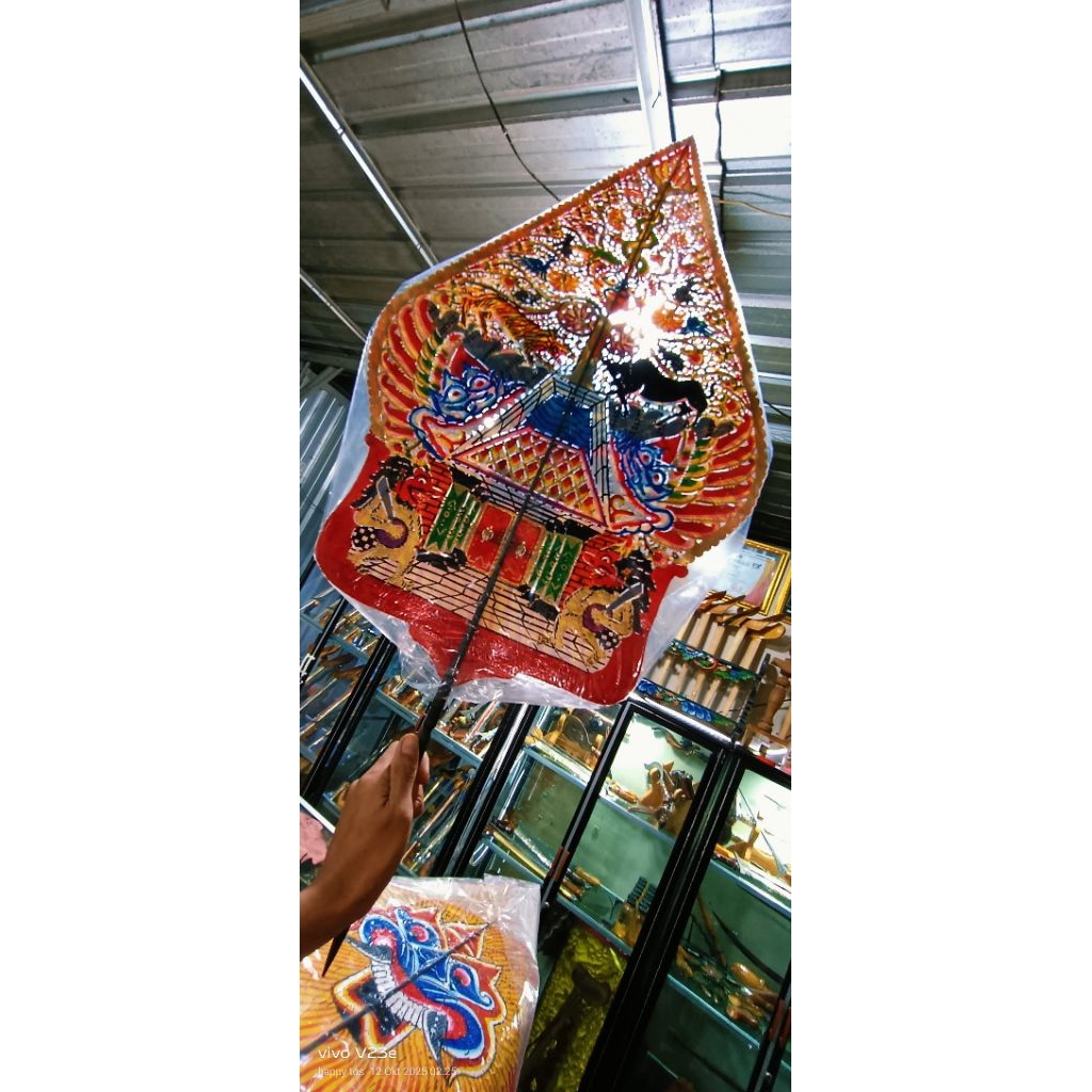 gunungan wayang asli kulit kwalitas